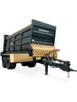 TANDEM AXLE SOLID MANURE SPREADER TRAILER