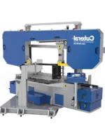 Double Miter Semi Automatic Column Hydraulıc Bandsaw Machine - Görsel 2