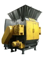 Single Shaft Solid Waste Shredder 80/130/200/300 KG/H