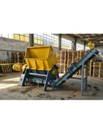 Pallet Shredder Wood and Plastic Pallet Recycling Machine